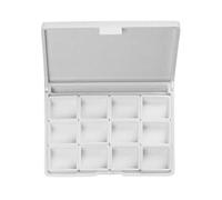 LIURONGNI 12 Well Watercolor Palette Case with Dust Proof Lid Portable Paint Tray for Watercolor Gouache Acrylic Oil Paint