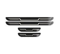LiuROSE 4PCS Car Door Sill Protector for Audi A1 S-Line A1 Sportback A1 S A2 A3 S-Line A3 8P 8V A3 1995-2024,Scratch Resistant Kick Plate Guard Protectors Styling Accessories,E-Carbon Fiber