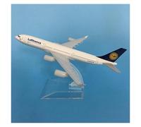 LIUSANG Scale aircraft 16cm 1:400 For Lufthansa Airbus A340 Plane Model Aircraft Model Diecast Metal Airplane Model Suitable for display