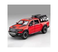 LIUSANG Scale car model 1:32 For Mammoth 1000 RAM TRX Alloy Scale Trucks Diecast Metal Car Model Highly Restored Real Car Ornaments Suitable for display(Red)