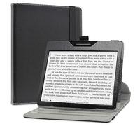 LiuShan Case for BOOX Go Color 7,360 Degree Rotation PU Leather Case with Stand Case for BOOX Go Color 7 Tablet 7 inch, Black