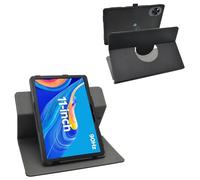 LiuShan Compatible with 360 Degree Rotation Stand PU Cover for DOOGEE U11 2025 / DOOGEE U11 Pro/DOOGEE Tab A9 Plus/DOOGEE Tab A9 Pro+ / Blackview Zeno 10 / HUIHUANG T5 11 Inch Tablet,Black