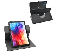 LiuShan Compatible with Degree Rotation Stand PU Cover for TabneraX Utbook/Winsing T30W / LECTRUS T30W / JUNYANG T30W / ApoloMedia EM101A / JJGJ P60 / Azeyou F5-AT1016-US 10.1 Inch Tablet,Black