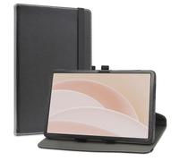 LiuShan Compatible with DOOGEE T20 Ultra & T40 Pro Case, 360° Rotating Stand PU Cover for 12" DOOGEE T20 Ultra/T40 Pro Tablet (Not Fit Other Tablet), Black