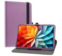 LiuShan Compatible with DOOGEE T36 Case,Blackview Mega2 Case,OSCAL Pad 100 Case,360 Degree Rotation Stand PU Cover for 12" DOOGEE T36 / Blackview Mega2 / OSCAL Pad 100 Tablet,Purple