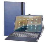 LiuShan Compatible with Lenovo Ideapad Duet 5 Case,PU Leather Slim Folding Stand Cover for 13.3" Lenovo Ideapad Duet 5 Chromebook 2-in-1 Tablet PC(Not Fit Other Tablet),Blue
