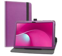 LiuShan Compatible with T-Mobile REVVL Tab 2 Case,360 Degree Rotation Stand PU Cover for T-Mobile REVVL Tab 2 5G Tablet 2025 Released 10.1" Tablet（Not Fit Revvl Tab 5G 10.36",Purple