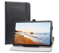 LiuShan Compatible with TCL Tab 10 5G Rotation Case,360 Degree Rotation Stand PU Cover for 10.1" TCL Tab 10 5G TCL-9183W Metro by T-Mobile Tablet(Not Fit TCL Tab Pro 5G TCL-9198S),Black