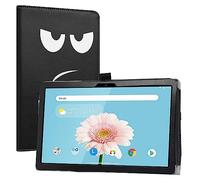 LiuShan Compatible with TECLAST P20HD Case,TECLAST M40 Case,PU Leather Slim Folding Stand Cover for 10.1" TECLAST P20HD / TECLAST M40 Tablet (Not Fit TECLAST P10),Don't Touch