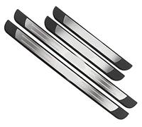 LIUTA For VW Golf Mk7 2014-2019 Car Door Sill Protectors Strips Set Stainless Steel,Pedal Scuff Plates Front Rear Door Entry Guard Threshold Cover Trim Bumper Stickers Auto Accessories 4Pcs