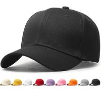 Liutufy Childrens Baseball Cap Adjustable for Boys Girls Black