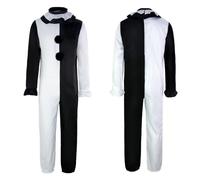 LIUWAZJ Halloween Art the Clown Costume Jumpsuit, Terrifier Clown Cosplay Bodysuit, The Joker Killer Movie Cosplay Carnival Party Adult Costume Outfit (L)