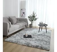 LIUWEIE Shaggy Rug 200x240cm Anti-Slip Non Shedding Yoga Carpet Easy To Clean Washable for Bedroom,Kidsroom,Living Room Coffee, Light Gray