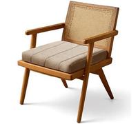 LIUWEIW Selectable Thickness Friendly Teddy Fleece Fabric Dining Chair Cushion Square, High Density Foam Chairs Pad for Kitchen, Slip Resistant Indoor Seat Cushions(#8,50x50x4cm/20x20x1.5in)