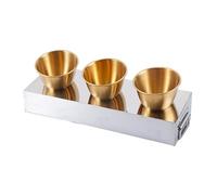 LIUWOPA Pizza Topping Station, Countertop Condiment Holder With Removable Containers Stainless Steel Condiment Carrier For Outdoor BBQs Parties(Silver,G)