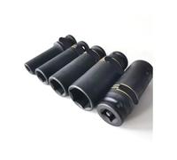 liuxiaosui 3/8'' Sleeve Socket Inner Hex 6-22mm, Long Sleeve Deep Socket 8-19mm, Twisting Long Bolts Nuts Deepened 63mm Parts(Short H19)