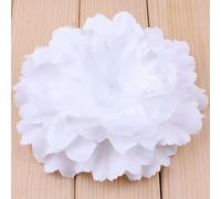 LIUXIN 10pcs/lot 11CM Newborn DIY Chic Shabby Artificial Shaped Fabric Hair Flowers Bouquet For Wedding Bride Garland