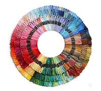 LIUXIN 200/100/50 Anchor Similar Cross Stitch Cotton Embroidery Thread Floss Sewing Skeins Craft