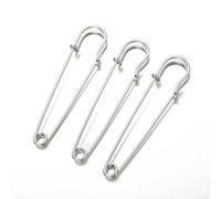 LIUXIN 30pcs Large Safety Pins Brooch Base Hook for For DIY Lock Jewelry Craft Making Accessories Supplies Materials