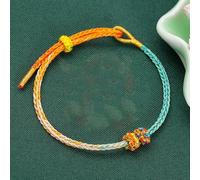 LIUXIN Ethnic Rope Bracelet Men Women Handmade Weaven Adjustable String Braslet Yoga Meditation Healing Accessories
