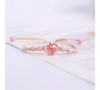 LIUXIN Simple And Fresh Glass Ball Bracelet For Women, Gemstone Starry Sky, Plant Bracelet
