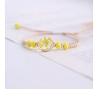 LIUXIN Simple And Fresh Glass Ball Bracelet For Women, Gemstone Starry Sky, Plant Bracelet