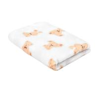 LIUXIN Soft Fluffy Pet Blanket Flannel Dog Sleeping Blanket Paw Print Pattern Pet Mat Warm Comfortable Blanket for Cat Dog