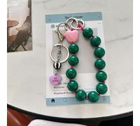 LIUXIN Solid Color Versatile Pearl Phone Case Universal Pendant Camera Bag Keychain Hanging Accessory