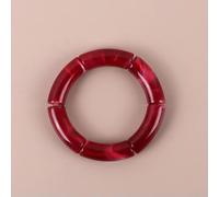 LIUXIN Trendy Resin Geometric Beaded Bracelets on Hand Acrylic Bamboo Tube Bangles Bracelets For Women Fashion Jewelry Valentines