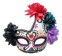 LIUYALA Day of the Dead Mask Set - Sugar Skull, Mexican Masquerade Cosplay, Full Face Skull Mask