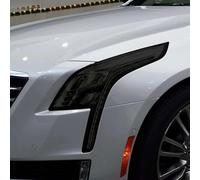 LIUYANggg 2 Pcs Car Headlight Protective Film Front Light Transparent Smoked Black TPU Sticker,Fits For Cadillac CT6 XT4 XT5 XT6 XTS ATS