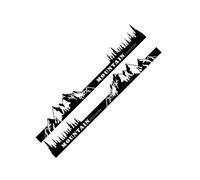 LIUYANggg 2PCS Car Door Stickers Camper Van Graphics Vinyl Decals,Fit for VW Caddy MK1 MK2 MK3 2 3 4 Maxi Kombi Tuning Accessories