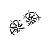 LIUYANggg Van Stickers Compass Vinyl Decor Decals,Fit for Peugeot Boxer Citroen Jumper Fiat Ducato Motorhome Auto Tuning Accessories