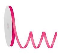 LIUYAXI Double Faced Hot Pink Satin Ribbon, 3/8" X Continuous 100 Yards, Ribbons Perfect for Gift Wrapping Bows Bouquet Wedding Decor DIY Craft and More