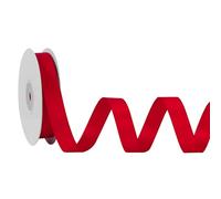 LIUYAXI Double Faced Hot Red Satin Ribbon, 1" X Continuous 50 Yards, Ribbons Perfect for Gift Wrapping Wedding Bouquet Decor DIY Craft Bow Making & Other Projects