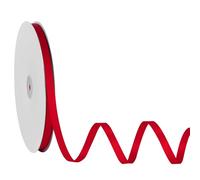 LIUYAXI Double Faced Hot Red Satin Ribbon, 3/8" X Continuous 100 Yards, Ribbons Perfect for Gift Wrapping Bows Bouquet Wedding Decor DIY Craft and More