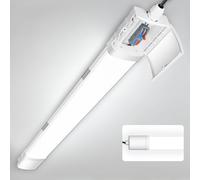 Liuyife 18W LED Strip Light 60cm, 2ft Three-Proof Ceiling Light, Neutral White 4000K LED Batten Light, Suitable for Wet Rooms, Workshops, Basements, Balconies, Kitchens, Offices