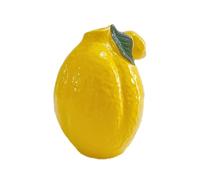 Liuyoyo Ceramic Lemon-Shaped Vase for Flowers and Decor