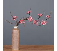 Liuyoyo Cherry Blossom Branches Without vase Decor Flowers Branch Artificial Cherry Blossom Tree Stem 34Inch Long Stem Fake Plum Blossom Flowers Arrangement for Wedding Home Japanese Decor(Light-1pc)