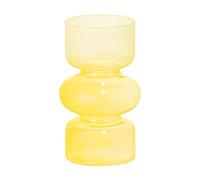 Liuyoyo Flower Vase Modern Vases Glass Vase Senior Sense Living Room Decoration Flower Arrangement Retro Small Vase Crafts Decoration for Living Room Decorations Home Room Decor Aesthetic(yellow*1)