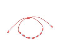 LIUYUYOUGO 7 Knot Lucky Bracelets Adjustable String Crystal Beads Bracelets Handmade Braided Amulet Cuff Wristband For Women Men Friendship Couple Protection Jewelry Light Blue