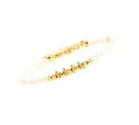 LIUYUYOUGO Crystal Beaded Bracelets For Women 4Mm Faceted Bead Chakra Gemstone Bracelet Bohemia Handmade Natural Stone Jewelry Gifts With 18K Gold Plated Adjustable Chain Moonstone B