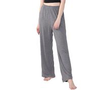 LIUYUYOUGO Womens Plus Size Pyjamas Bottoms Casual Loose Modal Cotton Sleep Pant Soft Comfy Stretch Wide Leg Pjs Trousers Baggy Yoga Sweatpants Lounge Home Wear Nightwear Dark Grey 4Xl