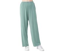 LIUYUYOUGO Womens Plus Size Pyjamas Bottoms Casual Loose Modal Cotton Sleep Pant Soft Comfy Stretch Wide Leg Pjs Trousers Baggy Yoga Sweatpants Lounge Home Wear Nightwear Sage Green 5Xl