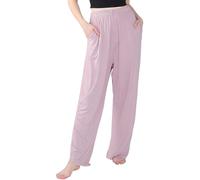 LIUYUYOUGO Womens Plus Size Pyjamas Bottoms Casual Loose Modal Cotton Sleep Pant Soft Comfy Stretch Wide Leg Pjs Trousers Baggy Yoga Sweatpants Lounge Home Wear Nightwear Purple 4Xl