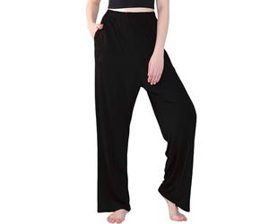 LIUYUYOUGO Womens Plus Size Pyjamas Bottoms Casual Loose Modal Cotton Sleep Pant Soft Comfy Stretch Wide Leg Pjs Trousers Baggy Yoga Sweatpants Lounge Home Wear Nightwear