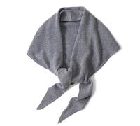 LIUYUYOUGO Wool Shawls And Wraps For Women Soft Cashmere Scarf Elegant Solid Triangle Shawl Winter Warm Knitted Cape Fashion Ladies Poncho Cape Sweater For Festival Gift Light Grey