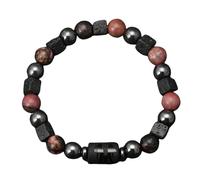 LIUYUYOUGO Zodiac Bracelets For Women Men Pink Zebra Lava Natural Stone Beads Crystal Bracelet 12 Constellations Star Sign Horoscope Couples Bangle Friendship Jewelry Gifts Gemini