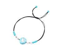 LIUYUYOUGO Zodiac Sign Crystal Bracelet For Women Boho Turquoise Natural Stone Gemstone Beaded Bracelets Ethnic 12 Constellations Charm Braided Bangle Birthstone Jewelry Gift Capricorn