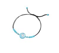LIUYUYOUGO Zodiac Sign Crystal Bracelet For Women Boho Turquoise Natural Stone Gemstone Beaded Bracelets Ethnic 12 Constellations Charm Braided Bangle Birthstone Jewelry Gift Scorpio